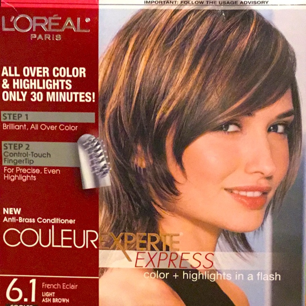 New L’Oréal Paris Couleur Experte Express French Eclair HairColor & Highlights.